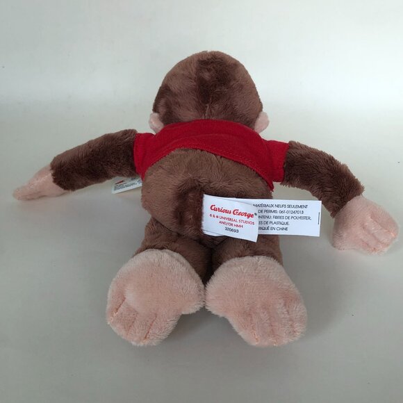 New w/ Tag🙈 Gund Curious George Red Shirt & Yellow Shirt Plush  Set 🐵8" - Picture 16 of 16